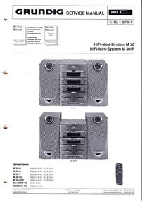 Grundig M30 Service-Manual-Anleitung