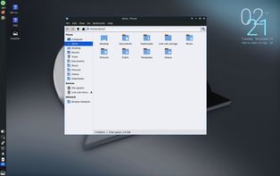 Ansicht Desktop Linux Libretto