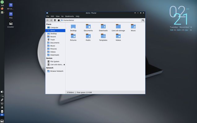 Screenshot MX Linux 23 Libretto