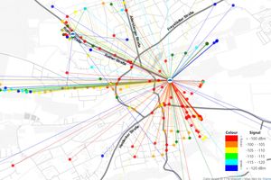 Map LoRaWAN Hilpoltstein Reichweite