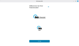 Ansicht Desktop-APP ePA elektronische Gesundheitsakte