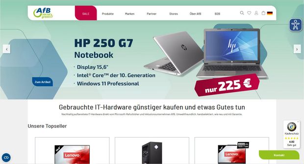 Screenshop afb-shop.de
