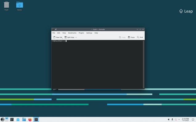 Screenshot openSUSE Leap