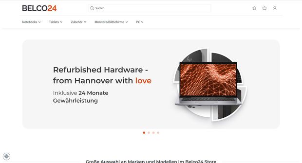 Webseite Screenshot