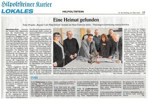 Presseartikel Hilpoltsteiner Kurier