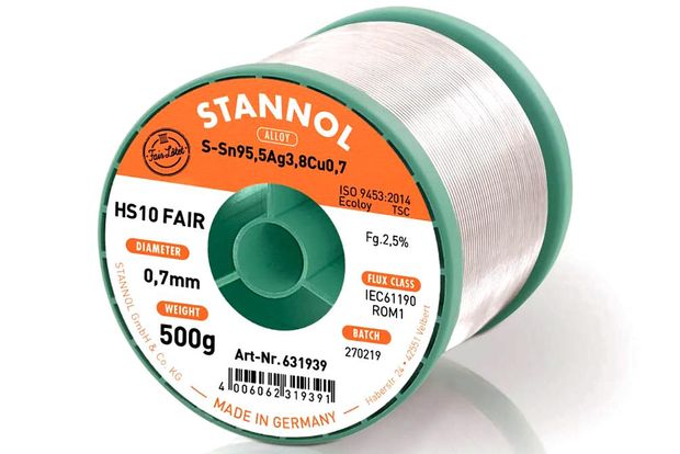 Spule Lötdraht Stannol HS10 fair