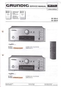 Grundig Fine Arts M100 A R Service-Manual-Anleitung