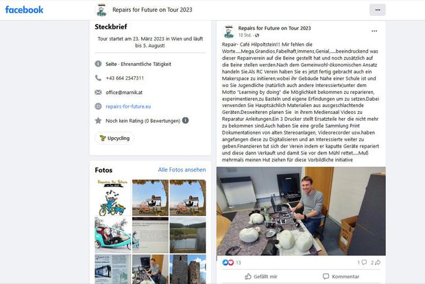 Screenshot Facebook