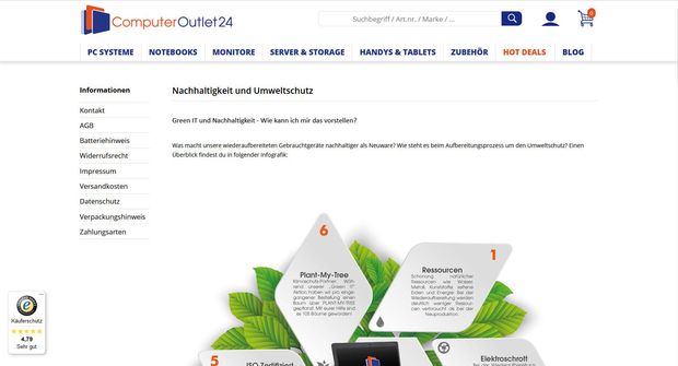 Webseite Screenshot