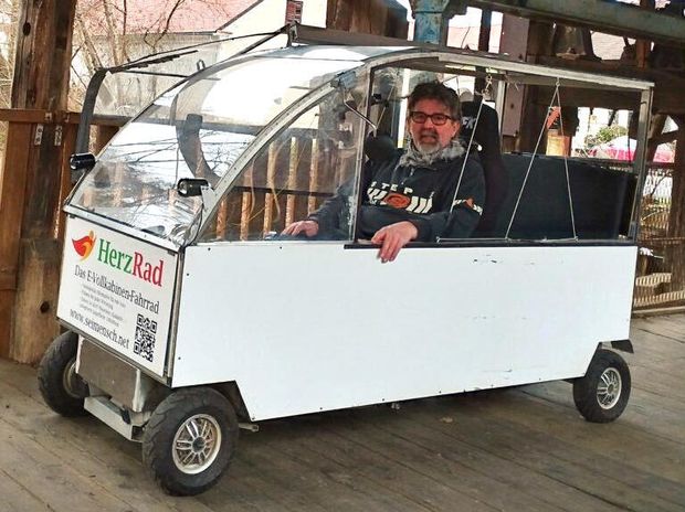 Vollkabinen-Fahrrad 