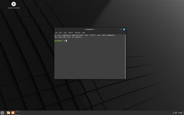 Screenshot Mint Cinnamon