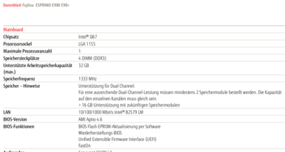 Lt. Datenblatt JUHUUUU - bis zu 32 GB RAM möglich! Alleine damit wird der PC nicht wieder zu erkennen sein - der 1. WOW-Effekt! Auszug technisches Datenblatt