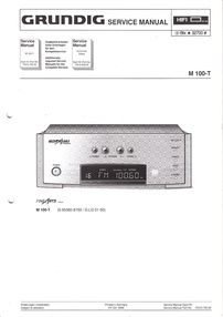 Grundig M 100 T Fine Arts Service-Manual-Anleitung