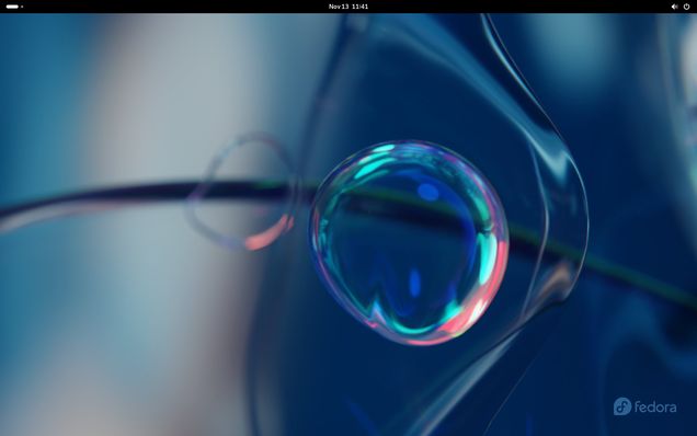 Screenshot Fedora Workstation 39